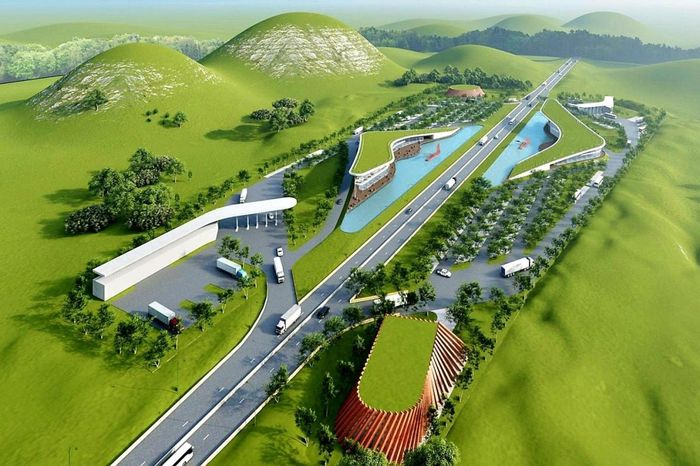 Thiết kế mô hình Trạm dừng nghỉ thông minh tuyến cao tốc Bắc - Nam phía Đông. Ảnh minh họa