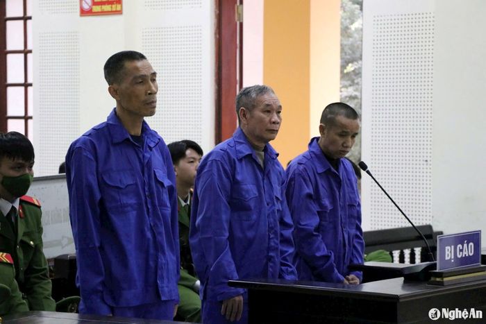 3 bị cáo bị tuyên án tù chung thân. Ảnh: Trần Vũ