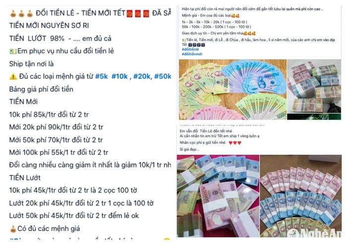 Trong khi đó, trên các "chợ mạng" dịch vụ này rất sôi động. Ảnh: T.P