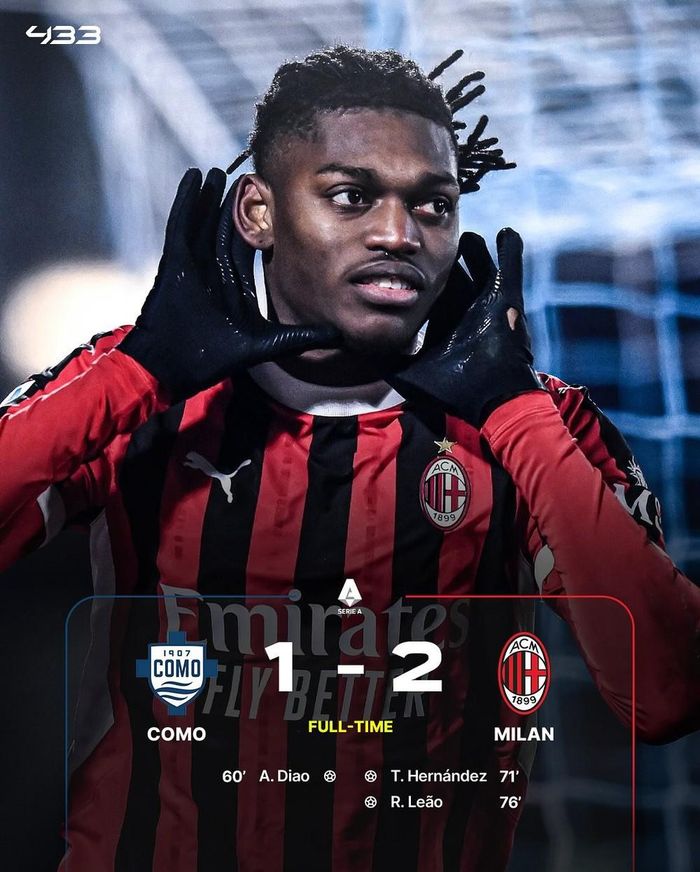 AC Milan thắng Como
