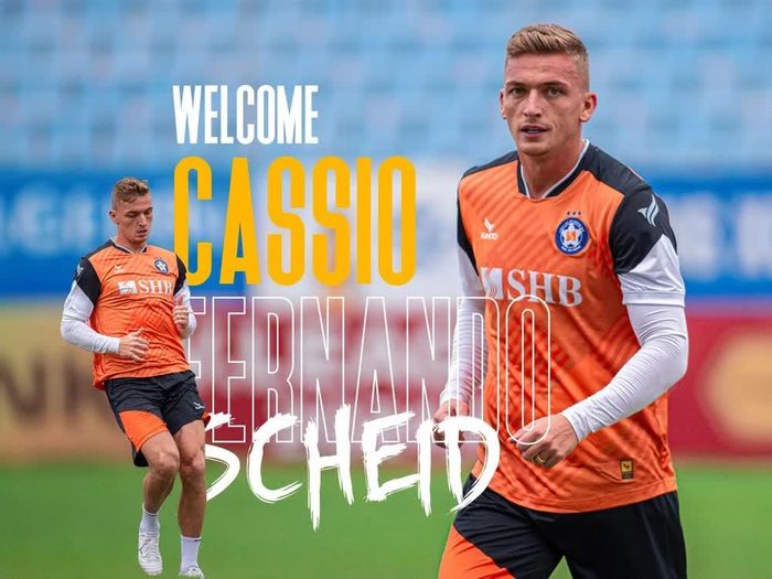 Cassio Scheid là tân binh được kỳ vọng của Đà Nẵng - Ảnh SHB Đà Nẵng