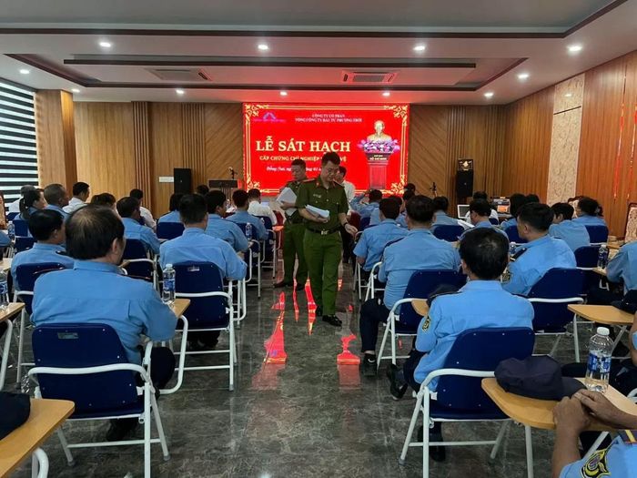 Nhận sự Tổng Công ty Đầu tư Phương Trời tham gia khảo hạch. Ảnh: Tổng Công ty Đầu tư Phương Trời