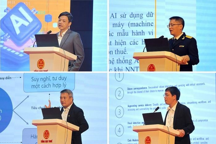 Đại diện các hãng công nghệ phát biểu. Ảnh: Phương Thảo