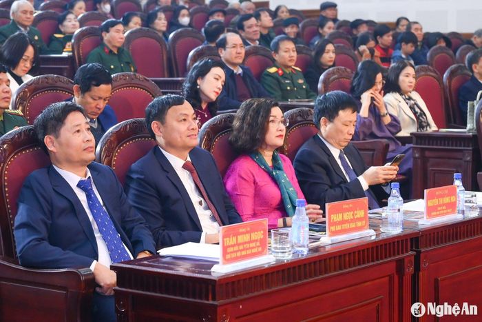 Các đại biểu tham dự Hội Báo Xuân Ất Tỵ 2025. Ảnh: Thành Cường