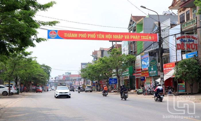 Một góc TP. Phổ Yên hôm nay.