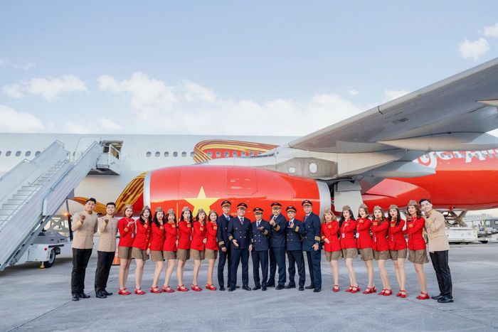  Phi hành đoàn Vietjet xuất hiện nổi bật tại Hoa Kỳ 