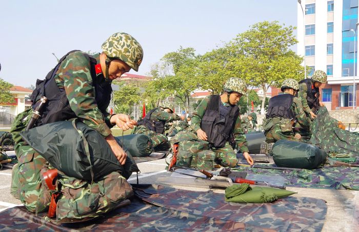 Các đơn vị bảo đảm vật chất khi thực hiện nhiệm vụ