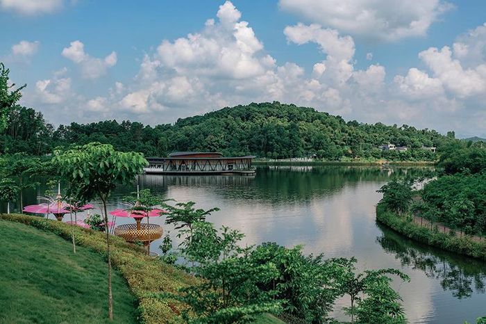 Không gian mơ mộng cực chill bên Hồ Vua Lê.