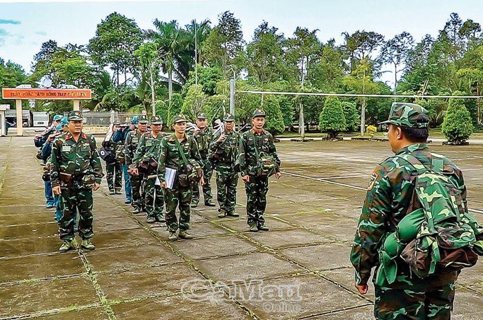 Ban Chỉ huy Quân sự TP Cà Mau cơ động trong mọi tình huống diễn tập. Ảnh: NHẬT MINH
