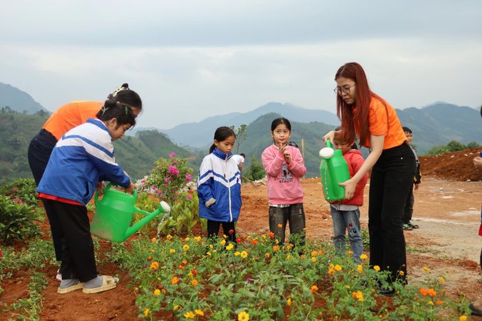 Những mầm sống đang nảy nở sau những mất mát to lớn. Ảnh.TL