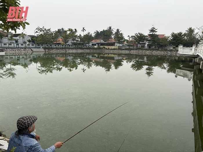 Một góc làng cổ Hoằng Bột.