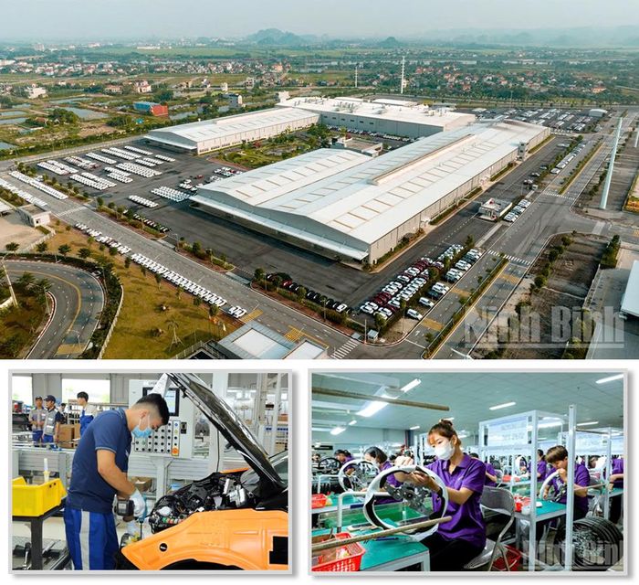 Hoạt động sản xuất, lắp ráp tại một số khu, cụm công nghiệp trên địa bàn tỉnh.