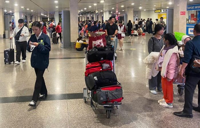Cảng HKQT Tân Sơn Nhất dự kiến trong ngày 2/2 (mùng 5 Tết), có hơn 150.000 hành khách qua cảng. 