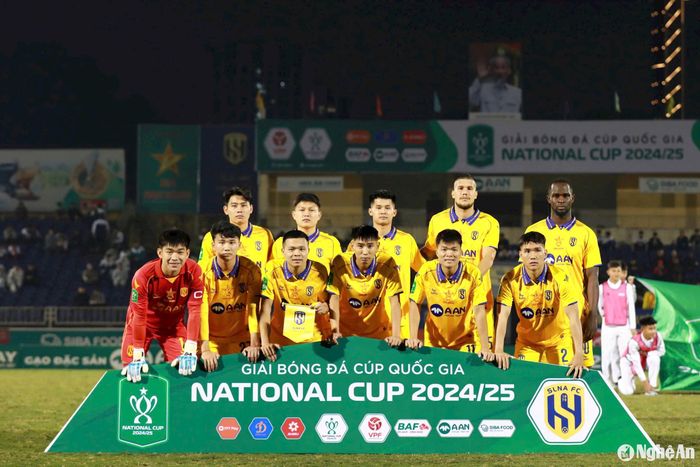 SLNA đang tràn đầy cơ hội tiến sâu tại Cúp Quốc gia 2024/25. Ảnh: Chung Lê