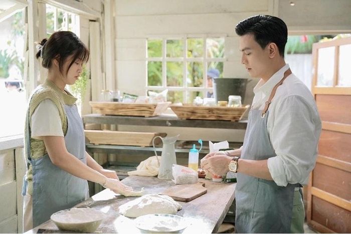 Một cảnh trong phim “Nụ hôn bạc tỷ”.