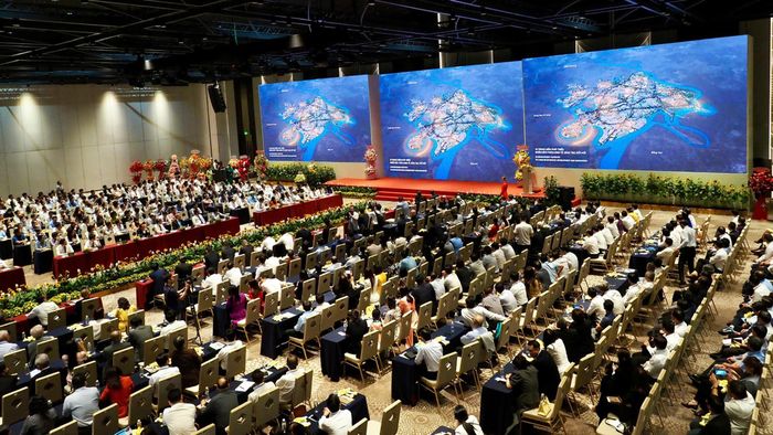 Quang cảnh Hội nghị công bố Đồ án quy hoạch chung TP Thủ Đức. Ảnh: HOÀNG HÙNG