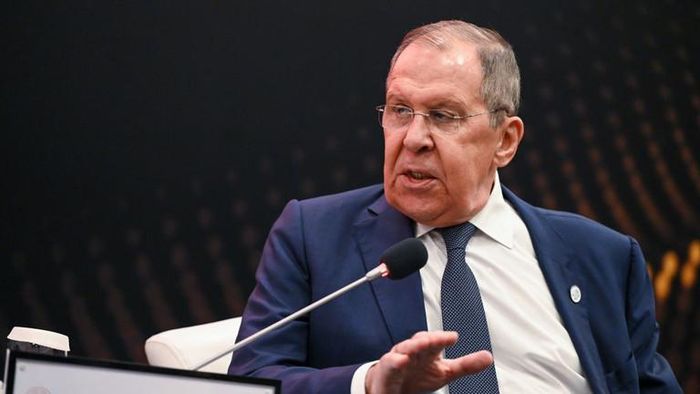 Ngoại trưởng Nga Sergey Lavrov hoan nghênh việc lần đầu tiên vấn đề NATO được xác định là điều mà Mỹ sẵn sàng thảo luận nghiêm túc. Ảnh: Getty Images