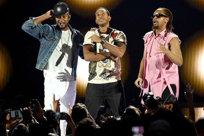 (Từ trái qua) Usher, Ludacris và Lil Jon sẽ còn hợp tác với nhau trong nhiều lần khác