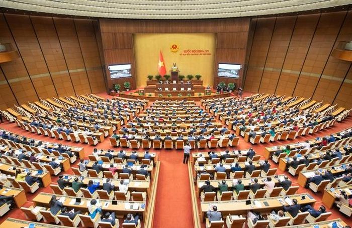 Quang cảnh phiên khai mạc kỳ họp bất thường lần thứ 9 (Ảnh: Media Quốc hội).