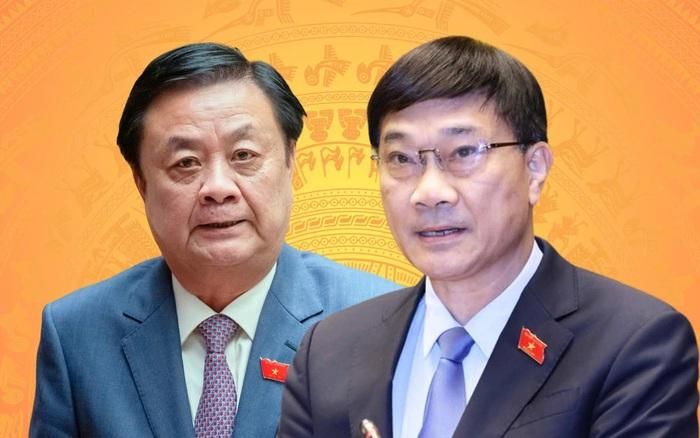 Tân Phó Chủ tịch Quốc hội Lê Minh Hoan (trái) và Vũ Hồng Thanh. Ảnh: TT