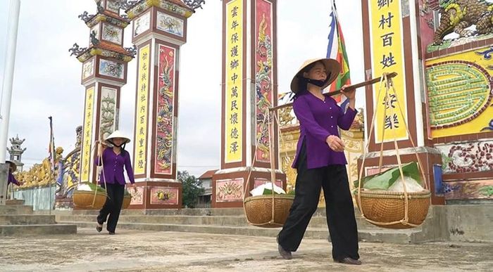  Bún Vân Cù tham gia lễ hội