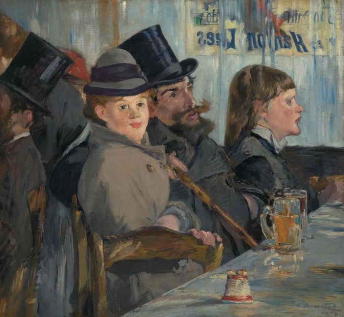 Tác phẩm “Au Café” của Édouard Manet
