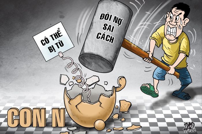 Nhiều chủ nợ vướng lao lý vì pháp luật không đứng về phía cảm xúc (ảnh báo Thanh niên)