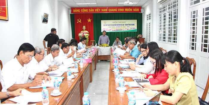 Chủ tịch Hội nạn nhân chất độc da cam/Dioxin tỉnh An Giang Lê Thanh Tâm kết luận hội nghị