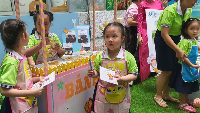 Một hoạt động của học sinh các trường mầm non trên địa bàn quận 1 (TPHCM)