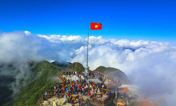 Trong nửa đầu tháng 2/2025, lượng tìm kiếm quốc tế các thông tin về du lịch Việt Nam tiếp tục tăng ở mức 30% - 45%. Ảnh: Fansipan