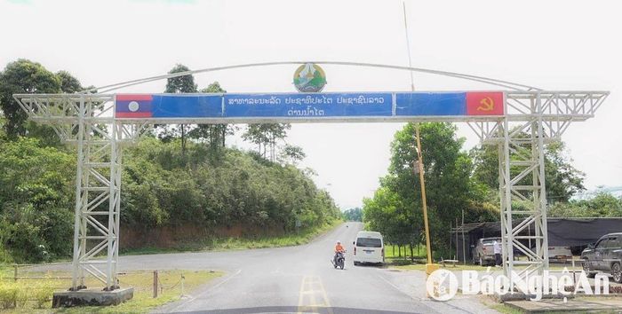 Cửa khẩu Thông Thụ - Nậm Tạy. Ảnh: CSCC