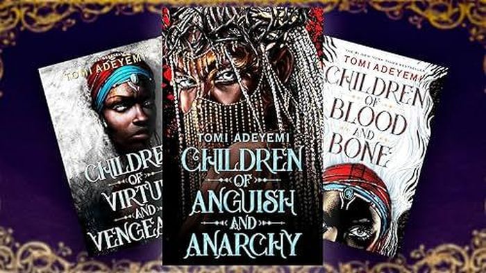 Bìa các tiểu thuyết “The Children Of Blood And Bone”