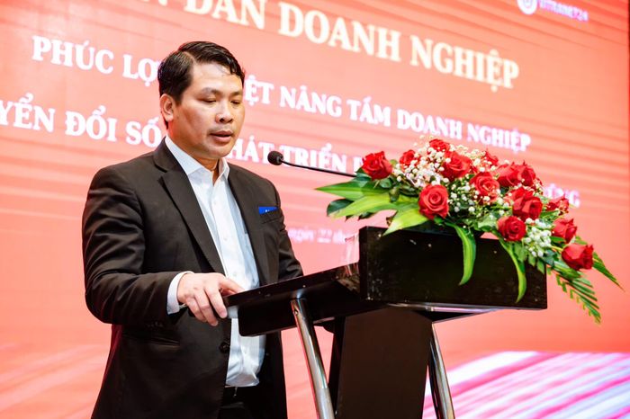 Ông Hà Vũ Sơn, Giám đốc Sở Công Thương TP Cần Thơ, phát biểu tại diễn đàn. Ảnh: BTC.