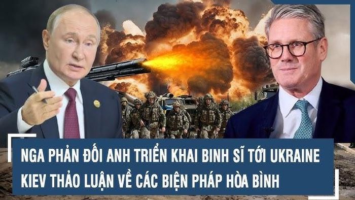 Tổng thống Nga Vladimir Putin phản đối Anh triển khai binh sĩ tới Ukraine- Ảnh: AP
