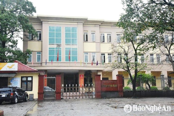 Trụ sở Sở Tài nguyên và Môi trường Nghệ An. Ảnh: TL