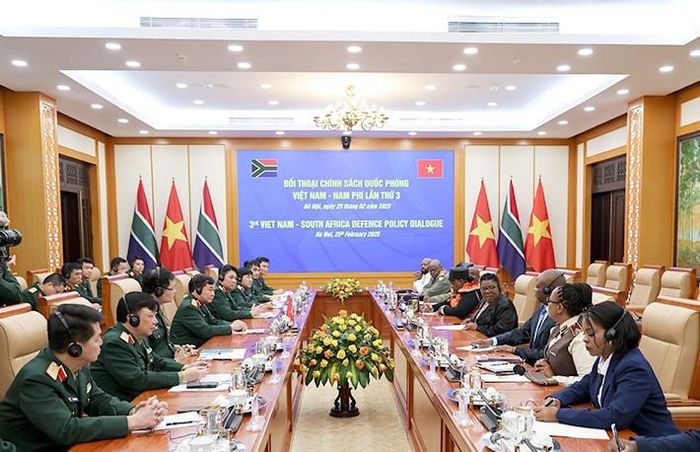  Toàn cảnh Đối thoại Chính sách quốc phòng Việt Nam - Nam Phi lần thứ 3 