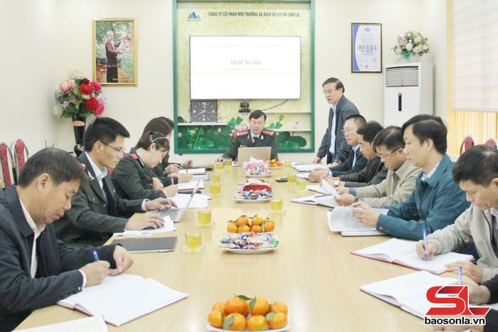 Thanh tra tỉnh công bố kết luận thanh tra tại Công ty cổ phần Môi trường và Dịch vụ đô thị Sơn La.