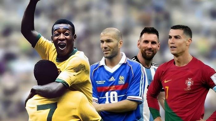 "Người ngoài hành tình" xếp Pele số 1, Zidane ngang với Messi và trên Ronaldo.