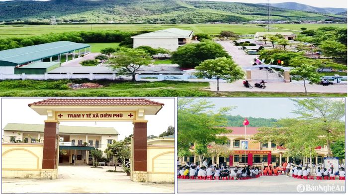 Các trường học, trạm y tế xã được quan tâm đầu tư đồng bộ. Ảnh: TH