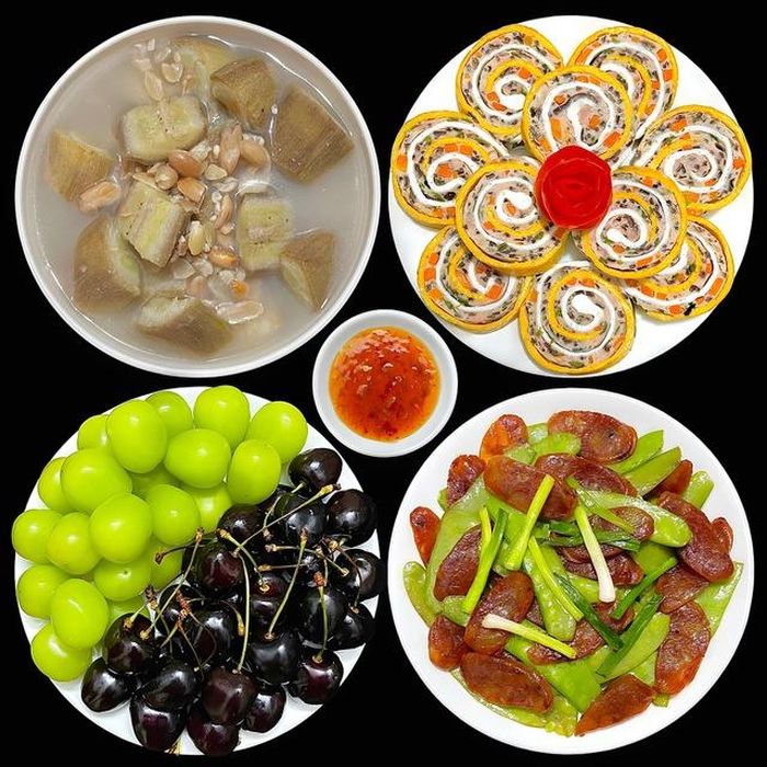 Những món ăn ngon với nhiều chất dinh dưỡng.