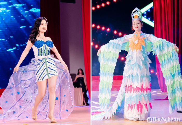 Mỗi sản phẩm mang bản sắc riêng của từng nhóm công nhân, lao động, tạo được ấn tượng mạnh mẽ cho khán giả. Ảnh: CSCC
