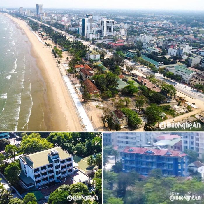 Khu vực khách sạn trên Khu lâm viên phía Đông đường Bình Minh chưa giải phóng mặt bằng. Ảnh: Thành Cường