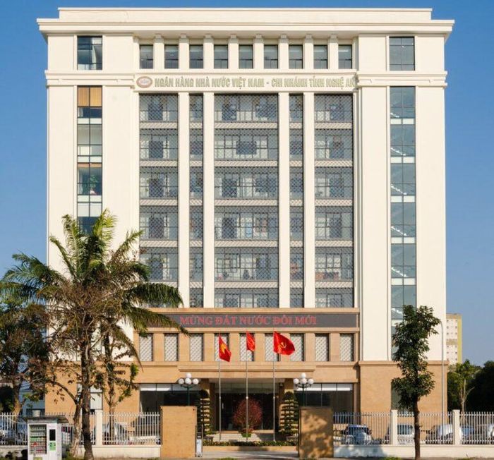 Trụ sở chi nhánh Ngân hàng Nhà nước tỉnh Nghệ An.