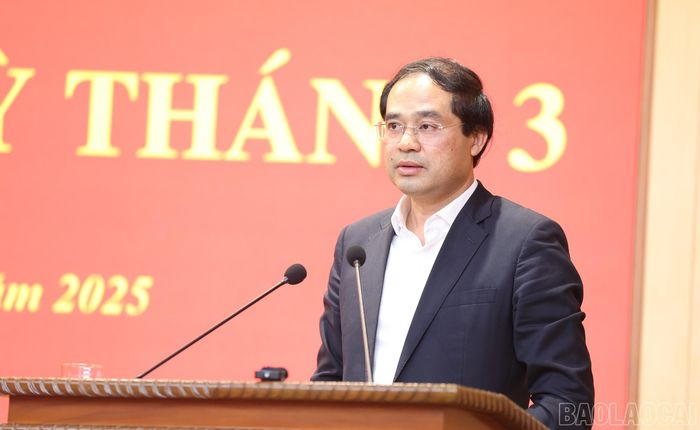  Đồng chí Trịnh Xuân Trường, Bí thư Tỉnh ủy, Chủ tịch UBND tỉnh kết luận phiên họp. 