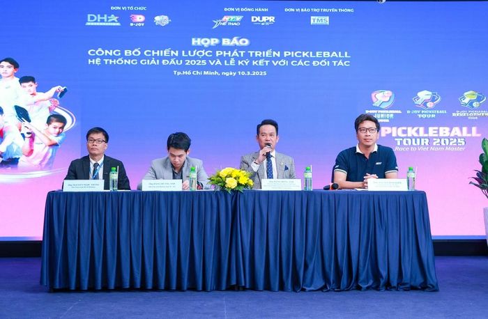 Hệ thống giải đấu Pickleball D-Joy Tour 2025 trị giá gần 10 tỷ đồng. Ảnh: TA
