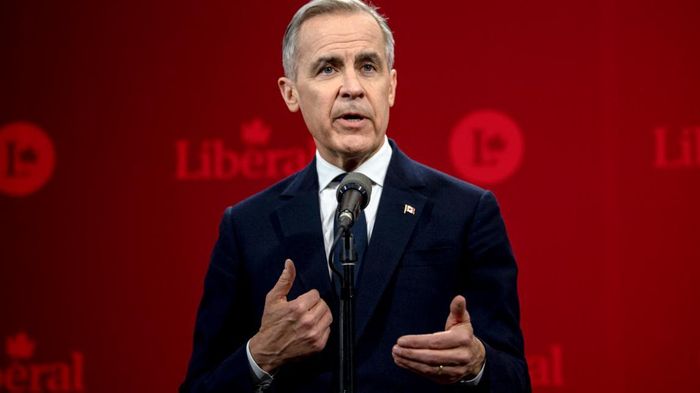Ông Mark Carney trở thành tân lãnh đạo Đảng Tự do, thay thế Thủ tướng Justin Trudeau. Ảnh: AFP