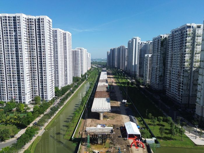 Một đoạn Vành đai 3 TPHCM (đoạn trên cao) qua TP. Thủ Đức. Ảnh: H.Q