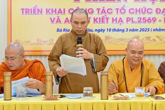Thượng tọa Thích Nhuận Nghĩa, Phó Thường trực Ban Trị sự tỉnh thông tin một số hoạt động Phật sự của Phật giáo tỉnh