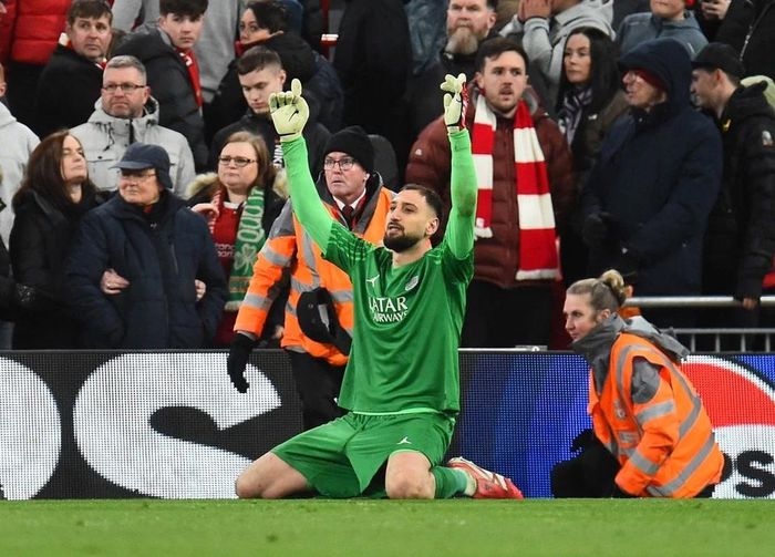 Gianluigi Donnarumma chơi hay trong ngày PSG loại Liverpool khỏi Champions League.