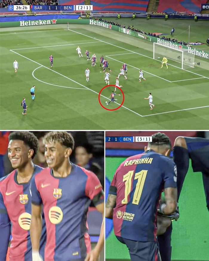 Sau đó chàng trai 17 tuổi tự mình lập siêu phẩm gây sốt. Ảnh: ESPN FC